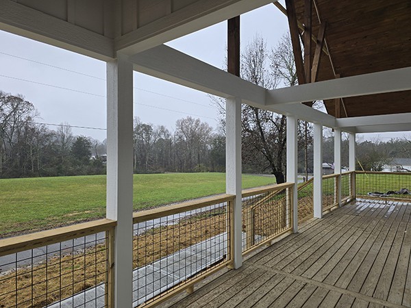 Porch railing
